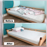 10 pcs Adjustable Bed Sheet Straps,Bed Sheet Clips, Elastic Bed Fitted Sheet Holder,Fitted Sheet Straps Clips,Sheet Fastener Sus