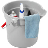 Rubbermaid Commercial BRUTE HeavyDuty 3.5 Gallon Round Bucket in Gray (FG261400GRAY), CorrosiveResistant & Multipurpose, 1 Cou