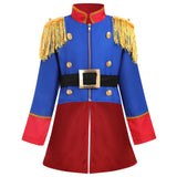 Prince King Charming Costume for Kids Boys Medieval Royal Prince Circus Ringmaster Soldier Royal Guard Pirate Jacket Costume Hal
