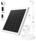 8W Solar Panel for Ring Camera, Solar Panel Charger Compatible with Ring Stick Up Cam/Pro Battery, Spotlight Cam/Pro/Plus Batter