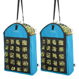 HDYEGY 2 Pack Hay Bag for Horse,Heavy Duty 1200D Oxford Slow Feeder Hay Bag with Front Hay Nets Design Horse Feeding Bag with La