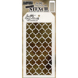 Stampers Anonymous THS074 Tim Holtz Layered Stencil 4.125X8.5Trellis, 28.3 x 11.4 x 0.1 cm, Transparent