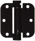 Deltana DSH35R510B Single Action Steel 3 1/2-Inch x 3 1/2-Inch x 5/8-Inch Spring Hinge