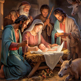 hkejoi Religious Diamond Art Kits for Adults, Jesus Diamond Painting Kits, Religious Gem Art for Adults for Gift Home Wall Decor
