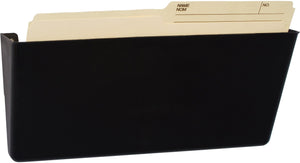 Storex Magnetic Wall Pocket, Legal Size, Black
