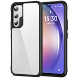 HOOMIL Case for Samsung Galaxy A54, Non-Yellowing, Drop Protection, Anti-Scratch Transparent Hard Back Phone Cover - Black