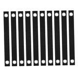 Zoomella 10Pcs Tree Straps Breathable Design For Young Trees Hurricanes Protection Outdoor 3.8Cmx40Cm Black|Plant Ties & Support
