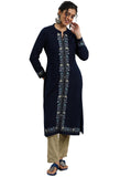 Libas Women'S Wool Regular Kurta (58144W_Blue