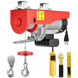 VIVOHOME Electric Hoist, 110V 1320 Lbs Winch with Remote Control, Zinc-Plated Steel Wire Hoist for Garage, Warehouses, Factories