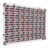 Yajnas 23X23 Inch Premium Material Diamond Dews Designed Notice Board/Soft Board/Bulletin Board/Pin-Up Display Board For Study R