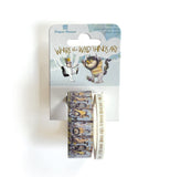 Paper House Productions Where the Wild Things Are 'Eat You Up' Set of 2 Foil Accent Washi Tape Rolls for Scrapbooking and Crafts