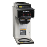 BUNN 13300.0004 VP17-3SS2U Pourover Commercial Coffee Brewer with One Lower and Two Upper Warmers, Stainless Steel