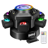 Sklydron Moving Head DJ Lights with Kaleidoscope Beam Effects,540 DMX Lighting & 180 6 Arms Rotation,Luces DJ Profesional with R