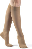 SIGVARIS Womens Essential Opaque 860 Closed Toe CalfHigh Socks 3040mmHg Large Long Golden
