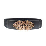 Redhorns Elastic Fabric Waist Belt For Women Dresses Floral Design Stretchy Ladies Belt For Saree Girls Jeans Free Size (GrpL