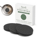 Steeli Sponge for Stainless Steel, Removes BurntOn Stains for Stainless Steel Surfaces, Mirror Shine Restorer, Durable Kitchen 