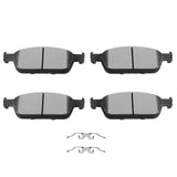 SCITOO Disc Brake Pads Kits D1645-8873 Semi Metallic Front Brake Pads Set Fit For Ford For Escape 2013-2017,For Ford For Transit