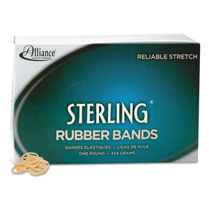 Alliance 24085 Sterling Rubber Bands Rubber Bands, 8, 7/8 X 1/16, 7100 Bands/1Lb Box