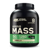 Optimum Nutrition Serious Mass, Weight Gainer Protein Powder, Mass Gainer, Vitamin C and Zinc for Immune Support, Creatine, Vani