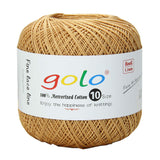 golo Brand Crochet Thread Size 10 Thread Yarn for Crocheting Bronze-605