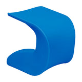 ECR4Kids Wave Seat, 18in 19.6in Seat Height, Perch Stool, Blue