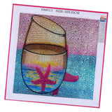 Ecomistiq 5D Diamond Painting Special Shaped Drill Diy Rhinestone Picture Cup | Stitch Kits | Hand Embroidery Kits | Embroidery 