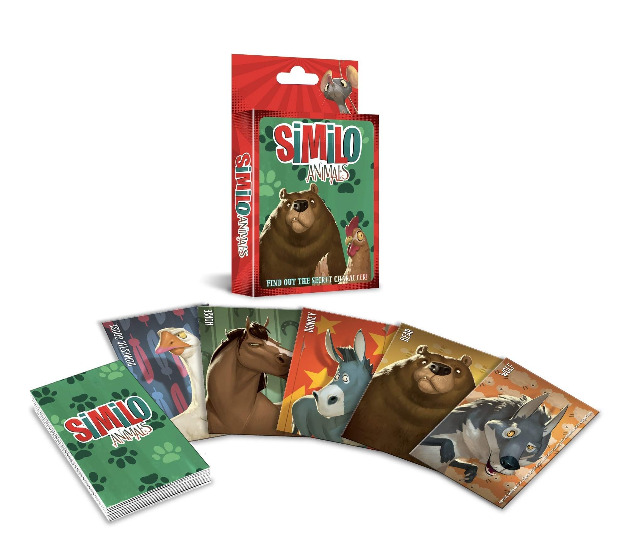 Horrible Guild Similo Animals: A Fast Playing Family Card Game - Guess The Secret Animal Character, 1 Player Is The Clue Giver &
