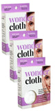 Wonder Cloth (Pack of 3) - All Natural Make-Up Remover Cloth, Removes Makeup Instantly with Just Water, Cleanses and Exfoliates,