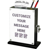Suggestion Box with Lock with Wall Mount Option Use as Offering Box, Tithe Box, Prayer Request Box, Tip Box with Lock, Donatio