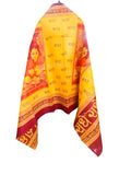 Desi Legacy Presents Radhe Radhe Printed Stole (Scarf) For Men And Women Sold By Garvita Puja Samagri (1 Unit Yellow Stole)