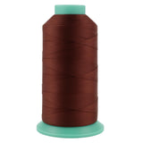 Mandala Crafts Size 46 210D T45 Bonded Nylon Thread - Copper Brown 2843 YDs Tex 45 Heavy Duty Sewing Threads for Leather, Jeans,