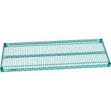 Nexel Additional Wire Shelf for Wire Shelving Units, 24 W x 48 L Poly-Green Epoxy, 800lb Capacity, NSF Approved, NEXGard Anti-Mi