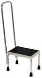 Vestil FTSS1HR Stainless Steel Foot Stool with Handle, Silver