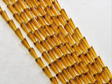 The Design Cart Dark Brown Transparent Pencil Shaped Crystal Bead (8 Mm * 16 Mm) 1 String For ? Jewellery Making, Beading, Arts 