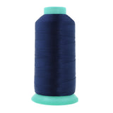 Mandala Crafts Size 92 280D T90 Bonded Nylon Thread - Navy Blue 1100 YDs Tex 90 Heavy Duty Sewing Threads for Leather, Jeans, We