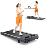 Walking Pad with 7% Incline,2.5HP Compact Treadmill for Home/Office,0.5-5 MPH Portable Under Desk Treadmills 300lbs Capacity for
