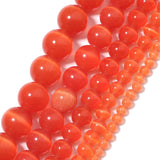 Yochus Red Cat Eye Stone Beads Bracelet 8mm for Jewelry Making