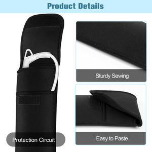 ALEIFLE Heat-Resistant Storage Bag Travel Case Cover Pouch for Hair Straightener Curling Iron Flat Iron