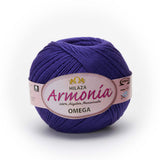 ARMONIA [100grs] by Omega Fine 100% Mercerized Cotton Thread | Great for Crochet and Knitting Color: 17 Purple 57