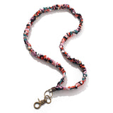 Pop-n-Teach Scrunchie Lanyards for ID Badges and Keys, Cute Teacher Lanyard for Women, Nurses or Cruise, Stretchy Retractable La