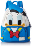 Loungefly Donald Duck Cosplay Mini Backpack BlueWhiteYellow