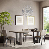 Living District Cordelia 12-Light Transitional Metal Pendant In Chrome