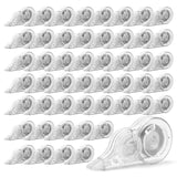 JEFURE 50 Pcs Correction Tape, 39.4 Ft White Wrong Out Tear-Resistant Bulk, Instant Corrections Easy To Use Applicator for Schoo