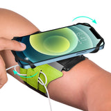 VUP Running Armband 360Rotatable for iPhone 13/Pro Max/Pro/Mini/12/11/SE/Xs/XR/X/8/7/Plus, Fits All 4-6.7 Inch Smartphones, with