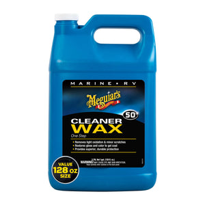 Meguiars M5001 Marine/Rv One Step Cleaner Wax, 1 Gallon