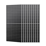 Renogy Solar Panels 10Pcs 590 Watt Bifacial N-Type12V 16BB Solar Panel, 25% High Efficiency Solar Module Monocrystalline for Gar