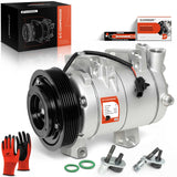 A-Premium Air Conditioner AC Compressor with Clutch Compatible with Nissan Rogue 2008-2013, Rogue Select 2014-2015, L4 2.5L, w/O