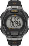 Timex Men's Ironman Triathlon Classic 30 38mm Watch - Gray & Black Case Orange Accents with Black Resin Strap