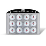 Team Golf NCAA Wisconsin Badgers Golf Balls, 12 Pack Dozen Regulation Size Golf Balls, 12 Pack, Full Color Durable Team Imprint