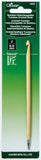 CLOVER Takumi Bamboo Interchangeable Tunisian Crochet Hook Brown, 6.5 Height x 0.2 Width x 0.2 Length